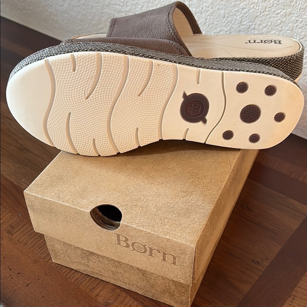 Born Brown Mules Comfortable Clogs - image 3